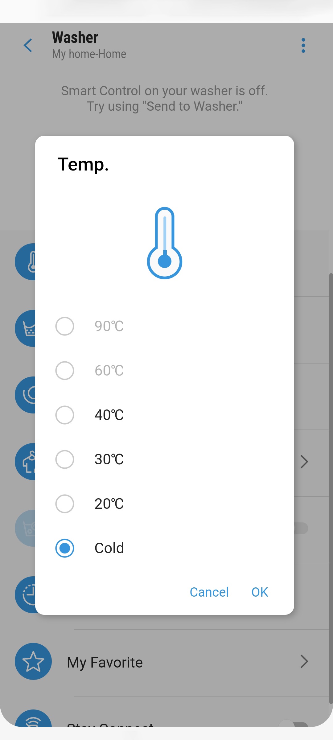 air conditioner mode