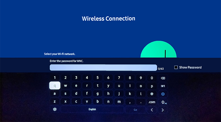 Your TV is now connected to the Internet