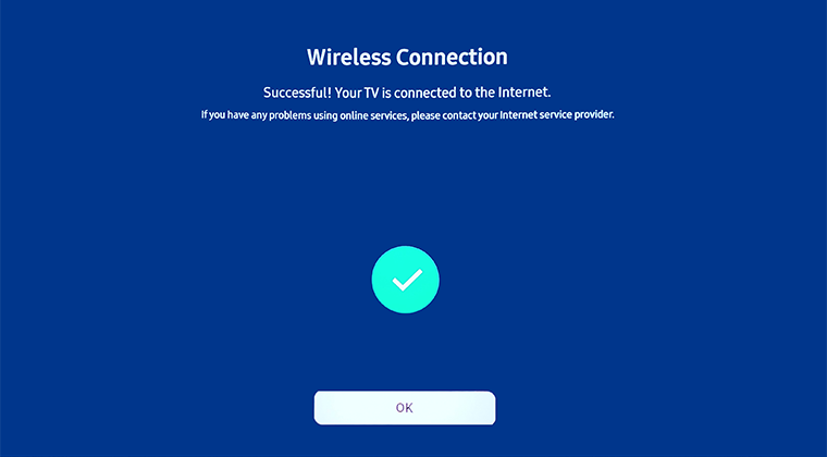Your TV is now connected to the Internet