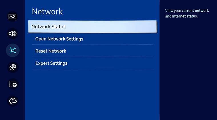 Select Network Status