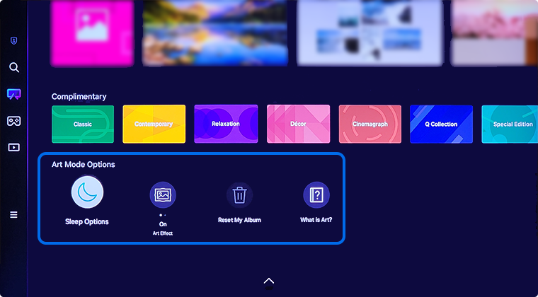 Image of Art Mode Options