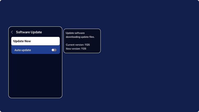 Select Update now