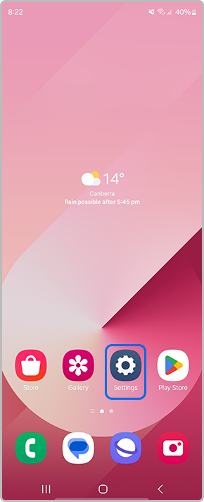 launch settings
