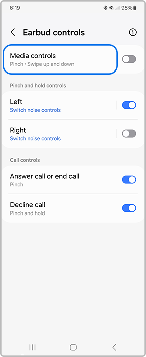 media controls