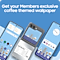 Download your free Members exclusive coffee themed mobile wallpaper
