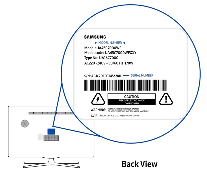 Find your model number on the white sticker on the reverse of your Soundbar.