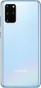 Galaxy S20 in Cloud Blue seen from the rear
