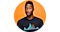 Headshot of Marques Brownlee against an orange background. He's wearing a T-shirt and grinning slightly with his eyebrows raised