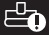Brush head icon with explanation mark