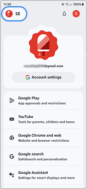 Select profile