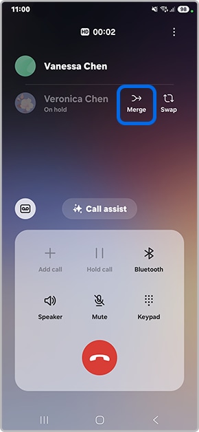 Merge calls