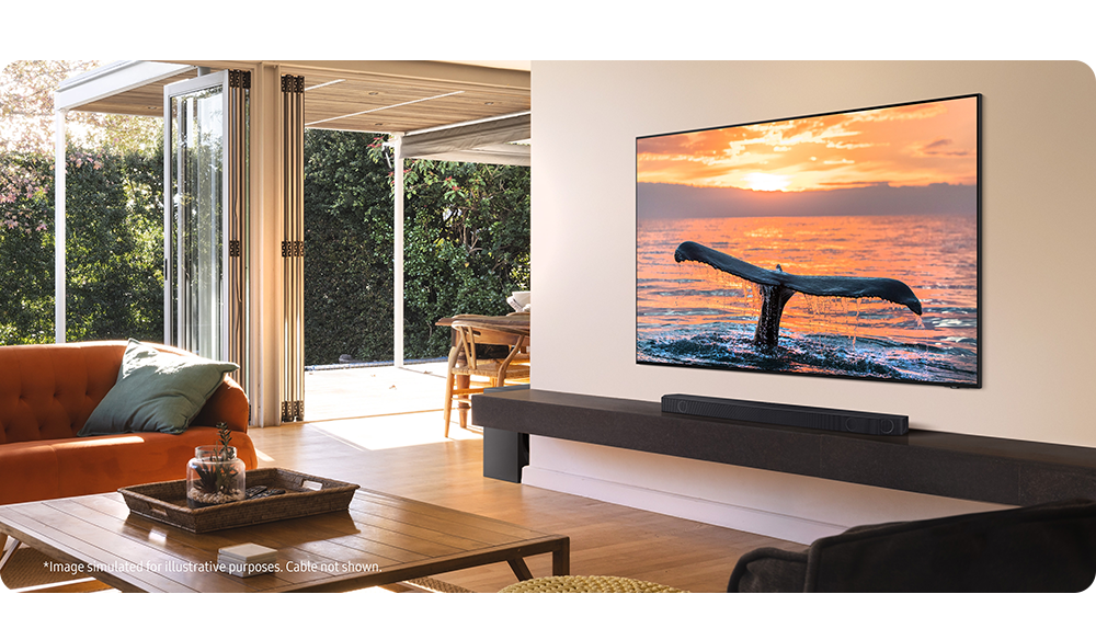 Image of QN90D TV with Q990D soundbar