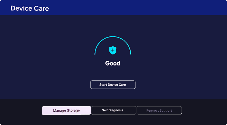 Select Manage Storage