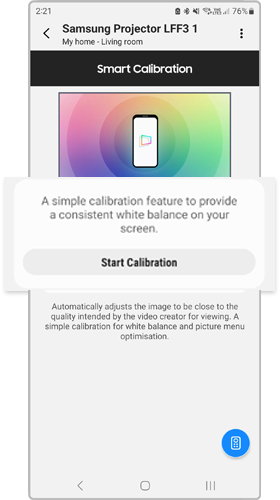 smart calibration start step2 on the Freestyle