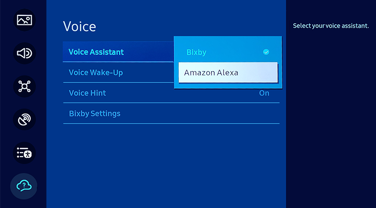 Choose Amazon Alexa