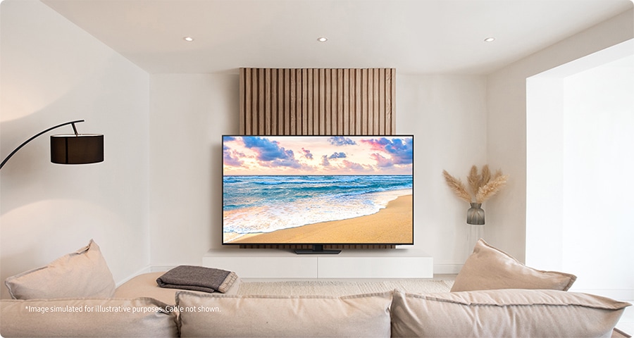 QN85D TV displayed
