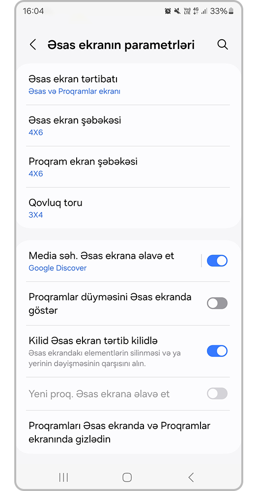 Kilidlənmə haqqında bildiriş
