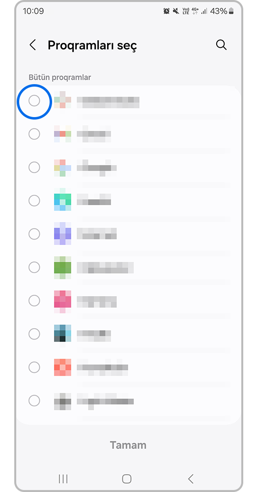 Gizli tətbiqlərin siyahısından lazım olanı götürün
