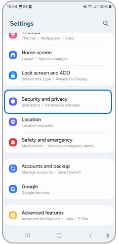 Security and Privacy.