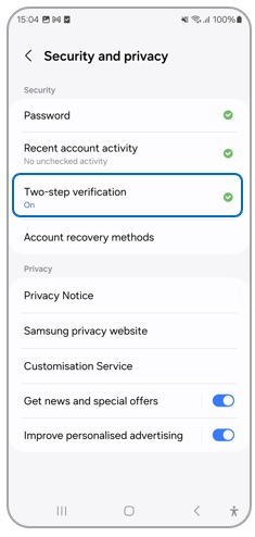 two-step verification