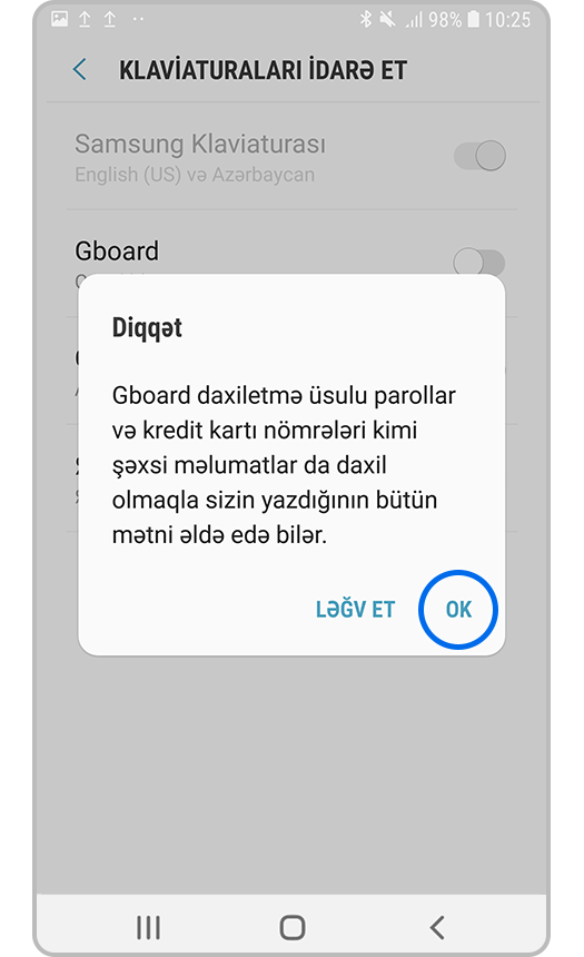 Razılıq Pəncərəsi
