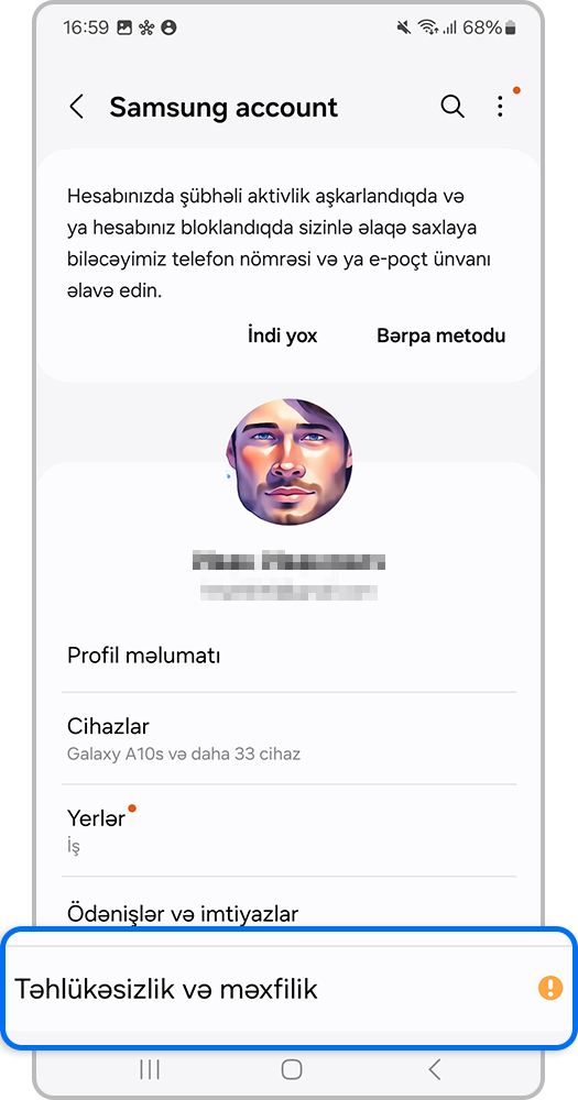 Smartfon ekranı, Tәhlükәsizlik vә mәxfilik açır