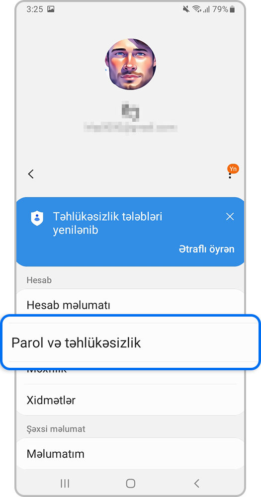 Smartfon ekranı, Parol vә tәhlükәsizlik açır