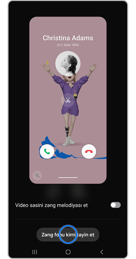 Fon kimi təyin edin