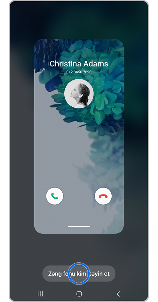 "Zəng fonu kimi təyin et"-un üzərinə basın