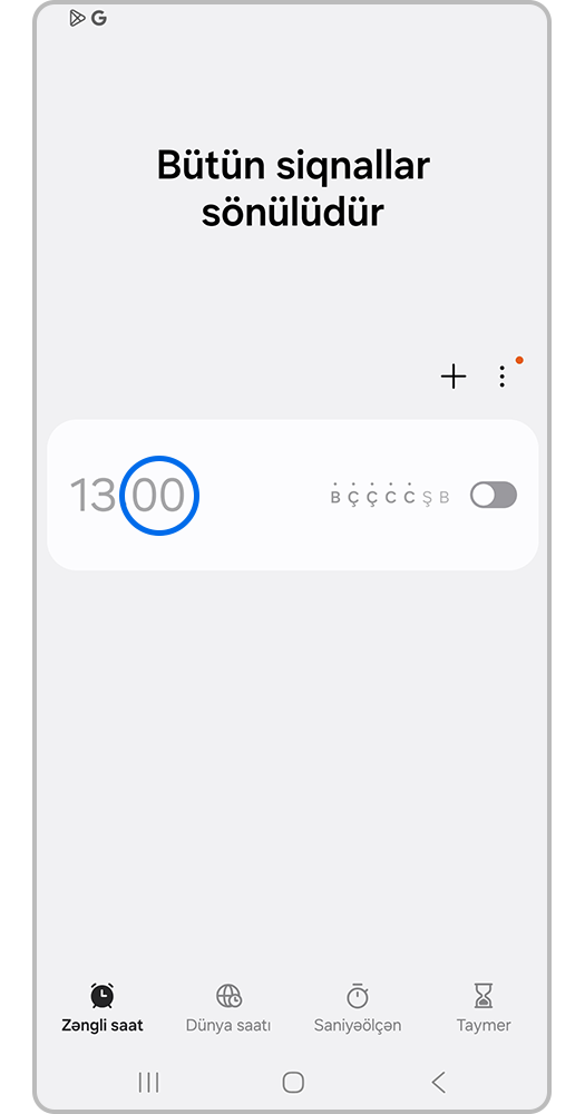Sizə lazım olan zəngli saatı seçin