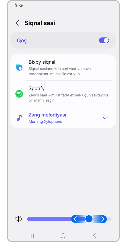 Səs səviyyəsinin dəyişdirilməsi