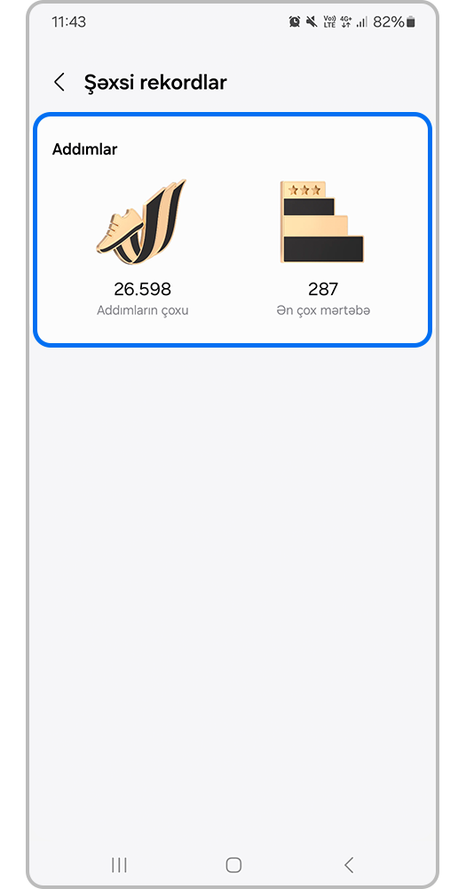 Addımların və yüksəkliyə qalxmağın rekord göstəricisi