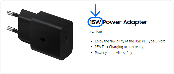 EP-T1510, şəbəkə enerjidoldurma cihazı, 15 Vt