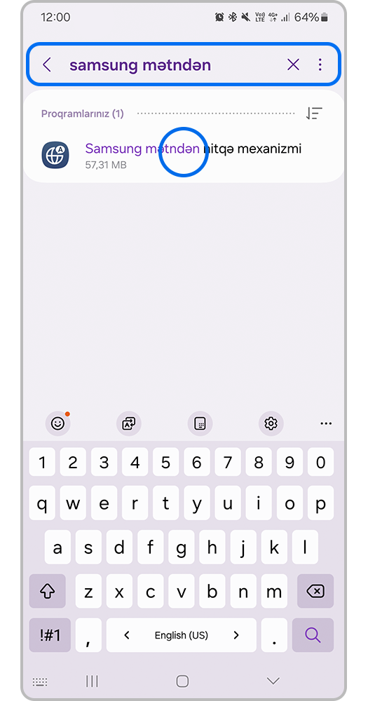 Samsung mətndən nitqə mexanizmi