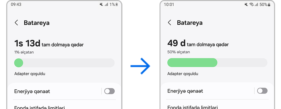 Adapter qoşuldu