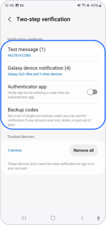 verification methods