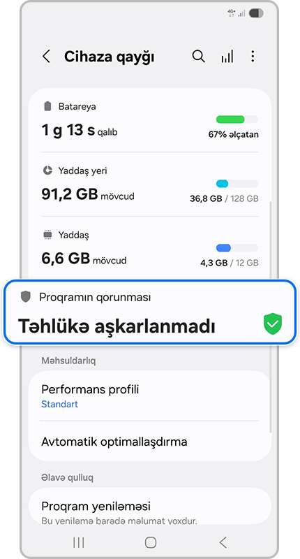Теhlükə askarlanmadı