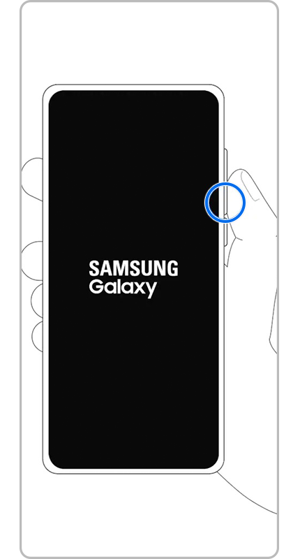 Səs azaltma düyməsini basıb yan düyməni buraxın