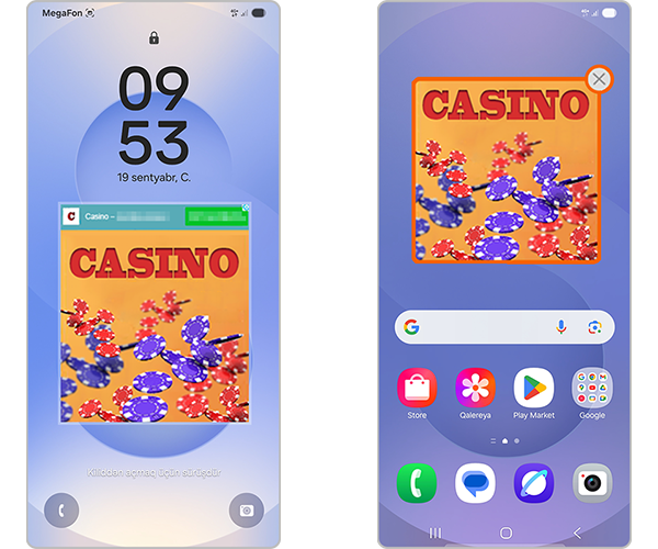 Reklamları kilid ekranından necə silmək olar.