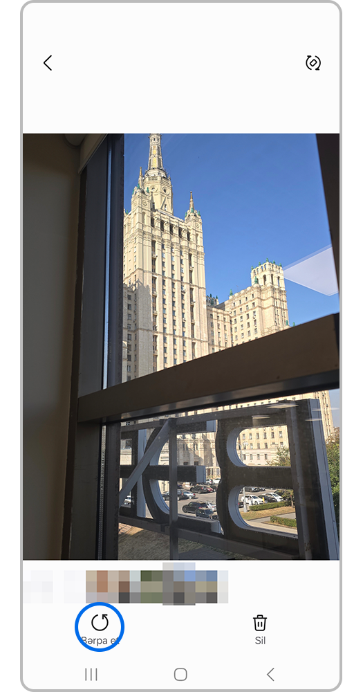 "Bərpa et" düyməsinə basın