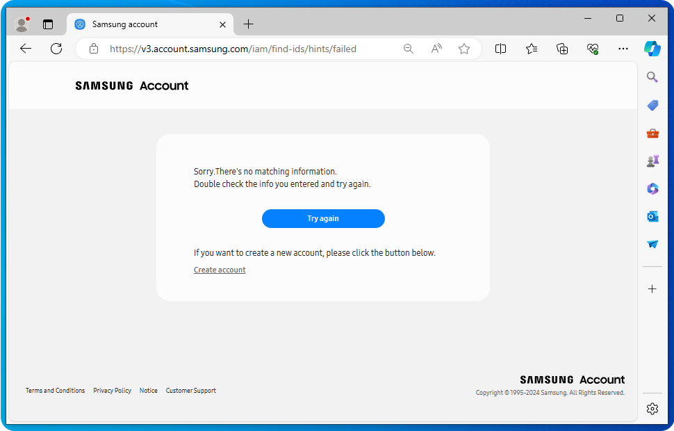 "Yenidən cəhd etnək" düyməsini sıxın