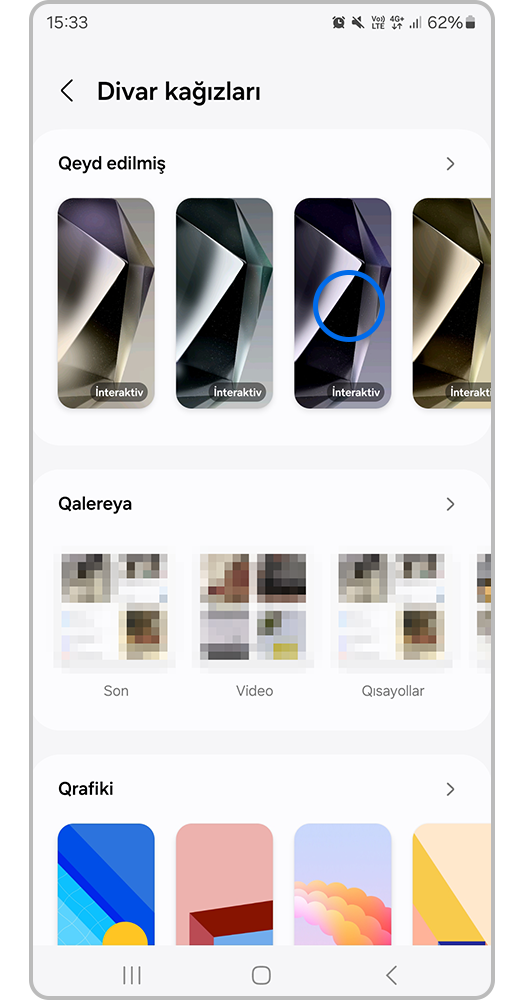 Təklif olunan variantlardan birini seçin