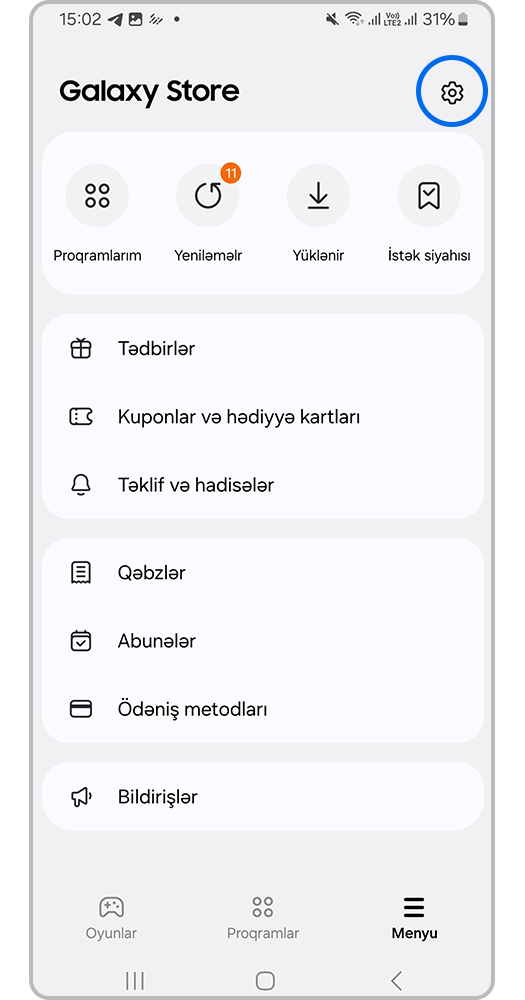 Step 2. Open Settings.
