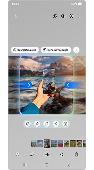 Divar kağızı kimi qurulacaq sahəni seçin