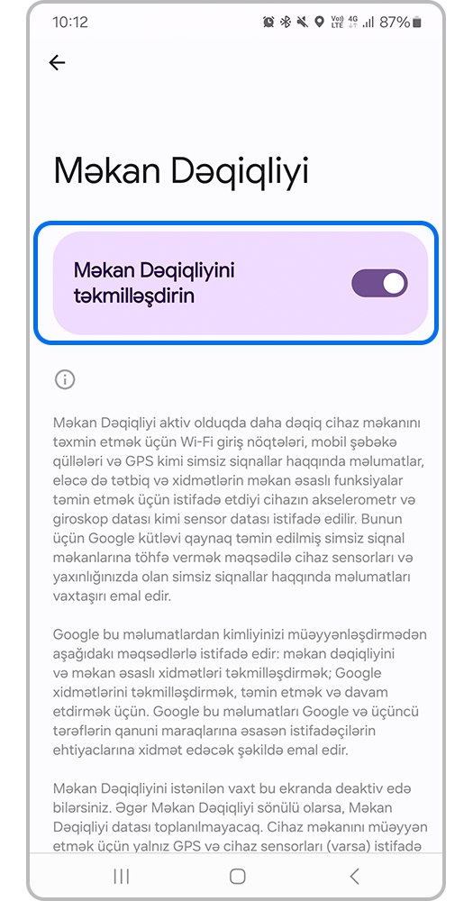 Məkan Dəqiqliyini təkmilləşdirin