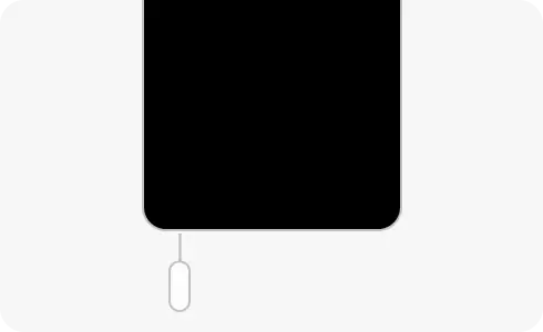 Smartfon ekranı, SIM-kartı novdan çıxarın və onda zədə, ya da korroziya olub-olmadığına baxın.