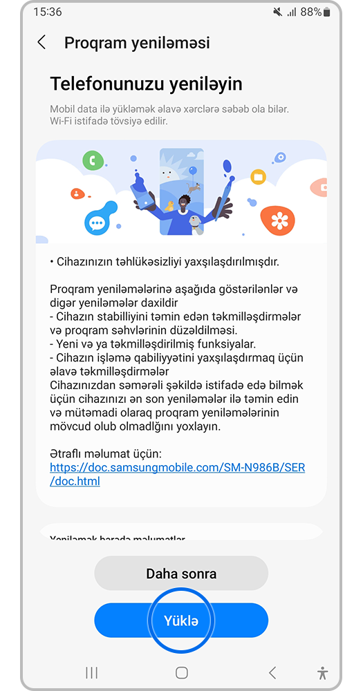 Yüklə düyməsinə basın