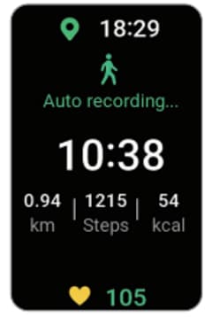 Auto detect workouts feature