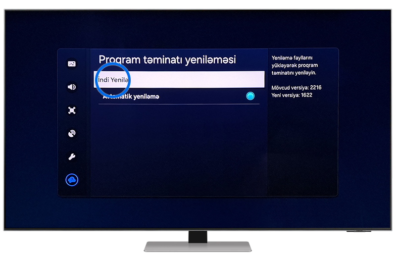 İndi Yeniləmək seçin.