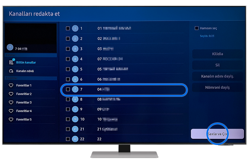 Saxla və çıx düyməsinə basın